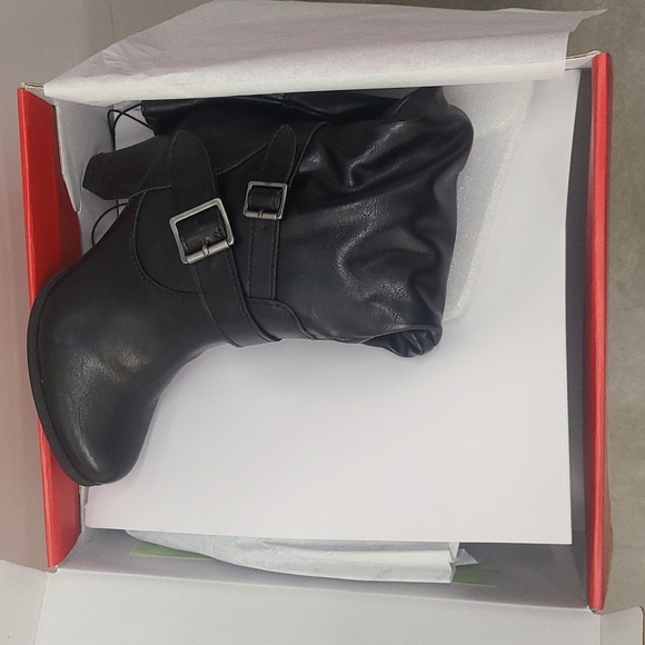 Style & Co Rudyy Black Mid Calf Boots - Picture 4 of 5